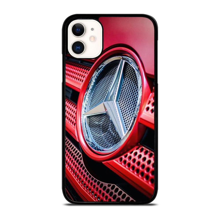 MERCEDES BENZ LOGO EMBLEM RED iPhone 11 Case