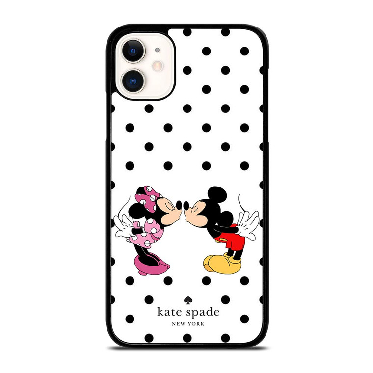MICKEY MINNIE MOUSE KATE SPADE KISS iPhone 11 Case
