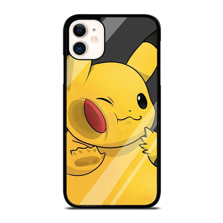 PIKACHU POKEMON CUTE iPhone 11 Case