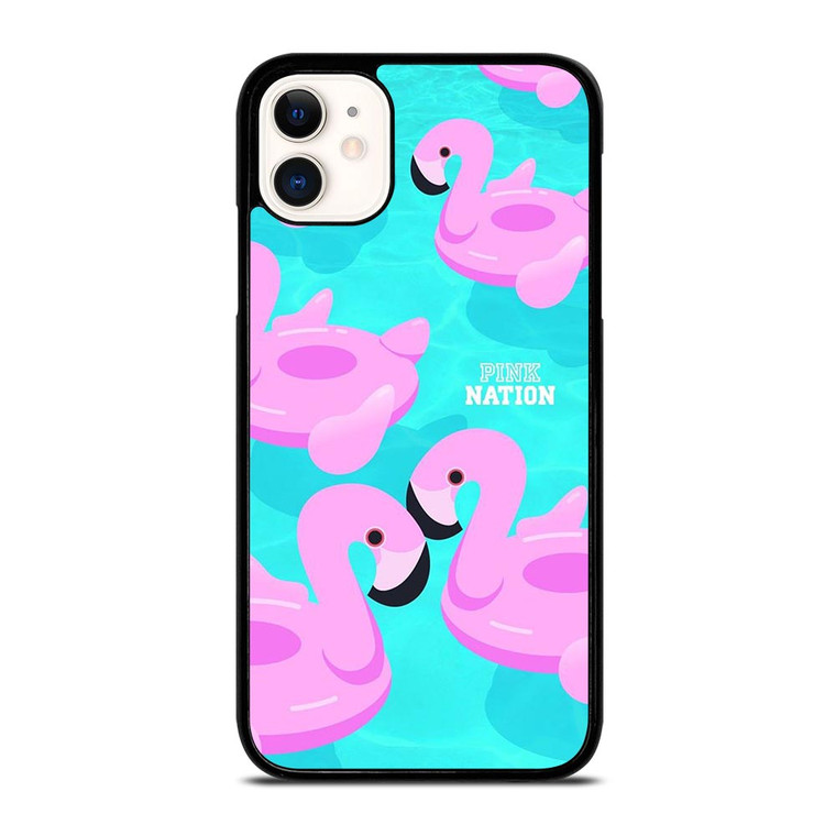 PINK NATION VICTORIA'S SECRET LOGO FLAMENGOS iPhone 11 Case