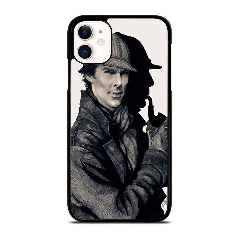 SHERLOCK HOLMES ART iPhone 11 Case