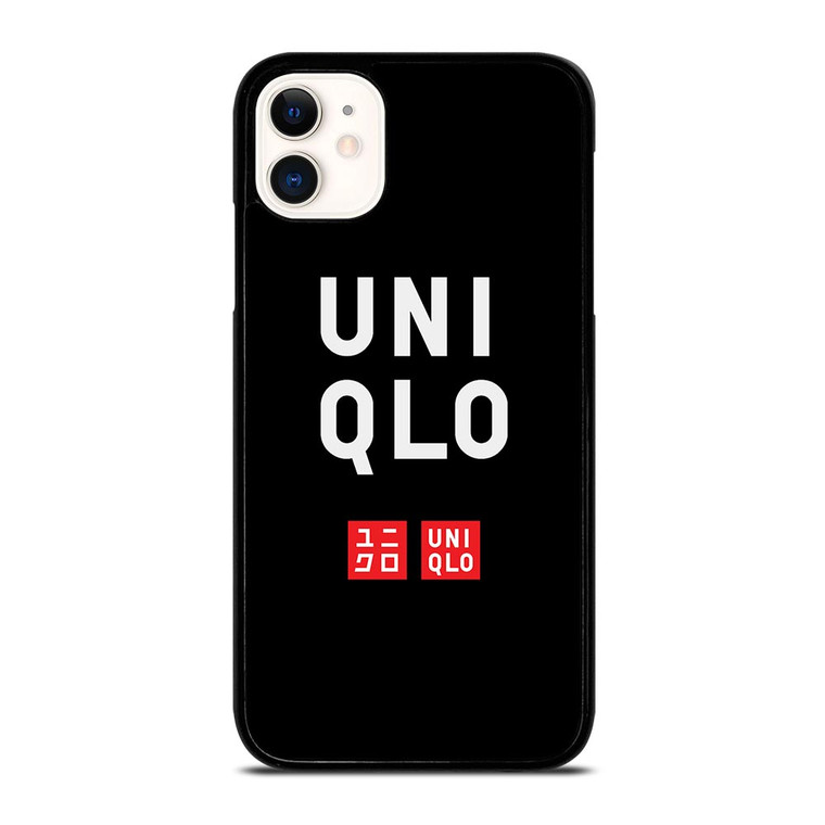 UNIQLO LOGO BLACK 2 iPhone 11 Case