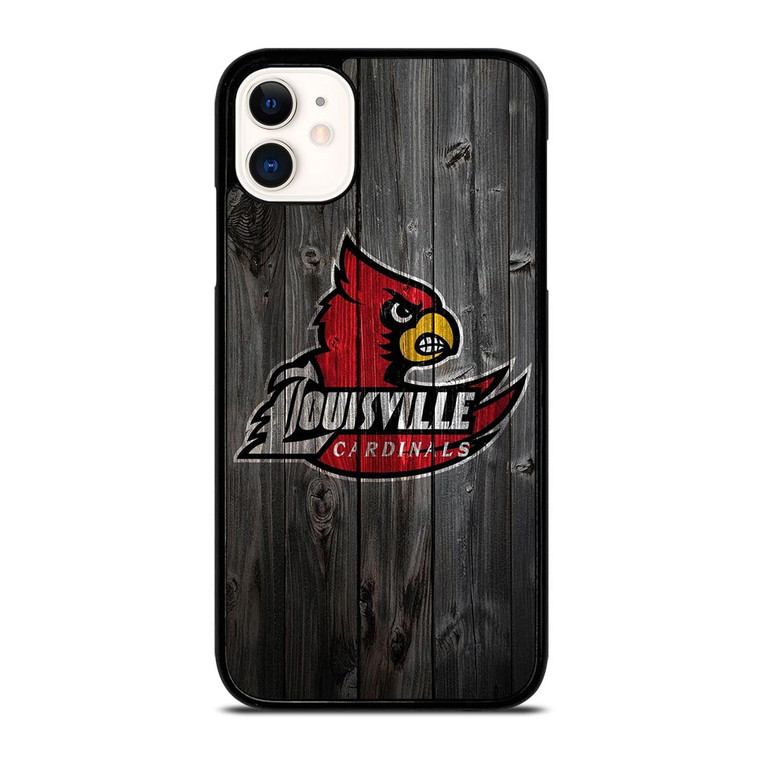 UNIVERSITY OF LOUISVILLE CARDINALS WOOD iPhone 11 Case
