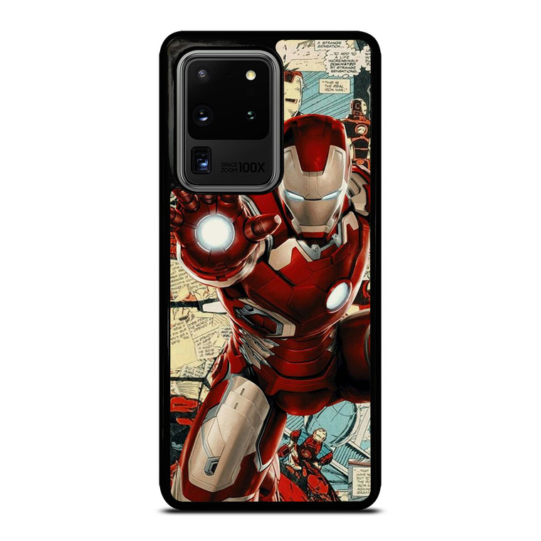 MARVEL IRONMAN COLLAGE COMIC Samsung Galaxy S20 Ultra  Case