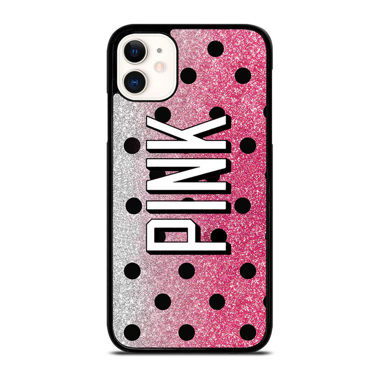 VICTORIA'S SECRET PINK LOGO SPARKLE iPhone 11 Case