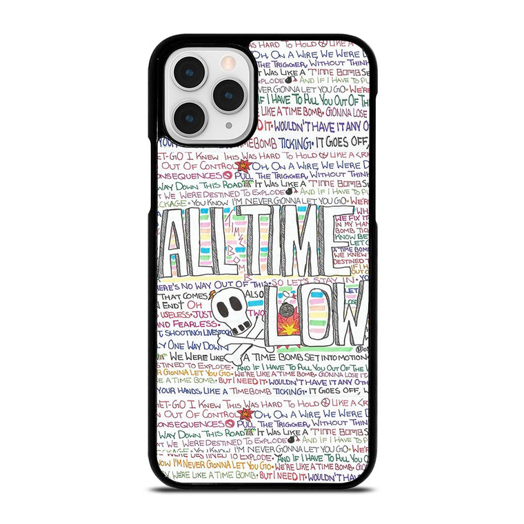 ALL TIME LOW WRITTING iPhone 11 Pro Case