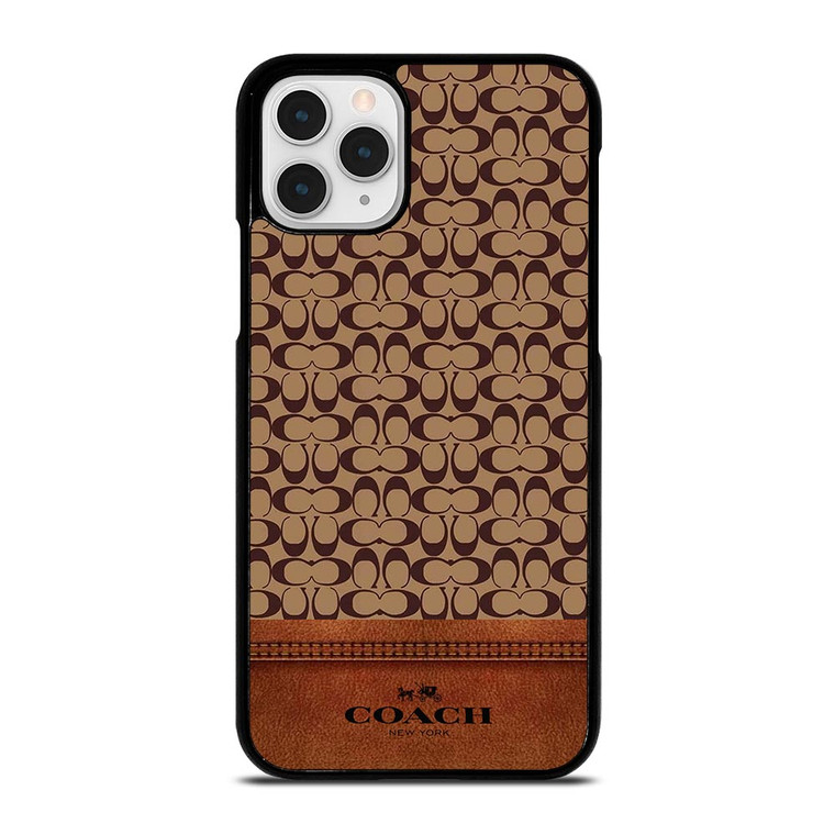 COACH NEW YORK LOGO BROWN ICON iPhone 11 Pro Case