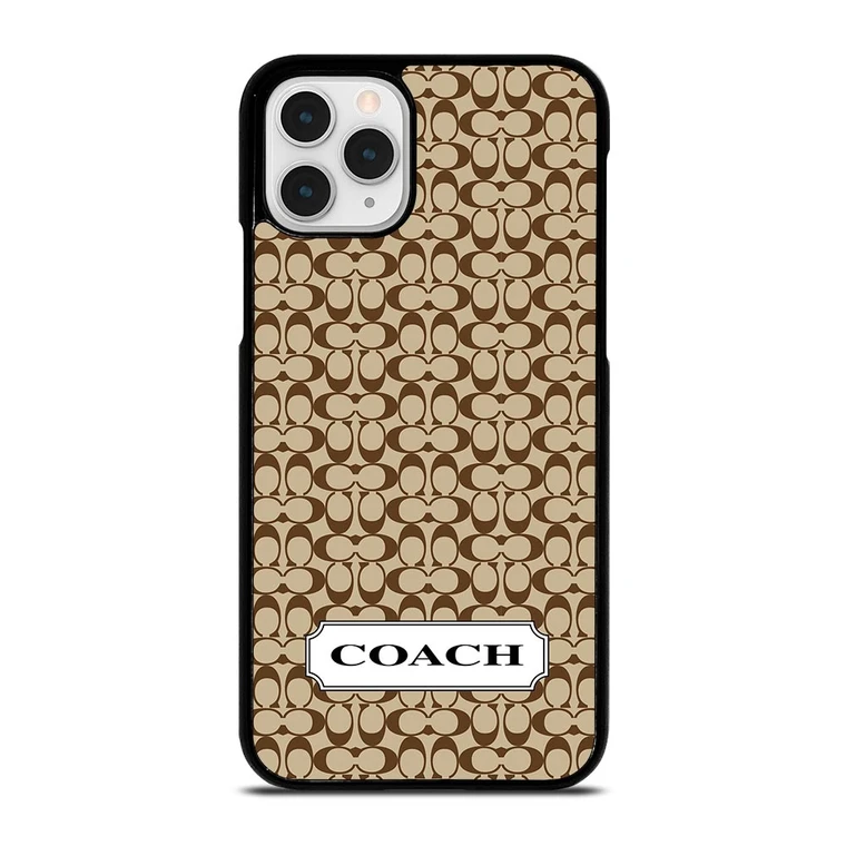 COACH NEW YORK LOGO EMBLEM PATTERN iPhone 11 Pro Case