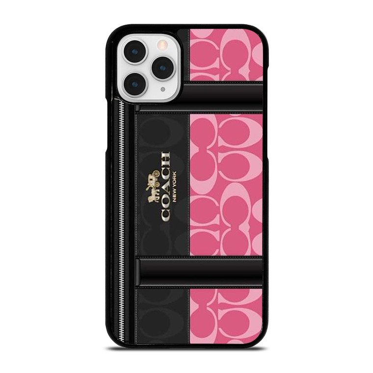 COACH NEW YORK LOGO PINK BAG iPhone 11 Pro Case