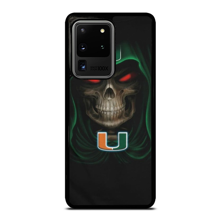MIAMI HURRICANES SKULL Samsung Galaxy S20 Ultra  Case