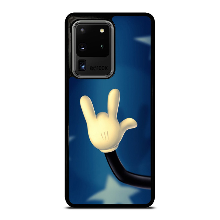 MICKEY MOUSE FINGER STYLE Samsung Galaxy S20 Ultra  Case