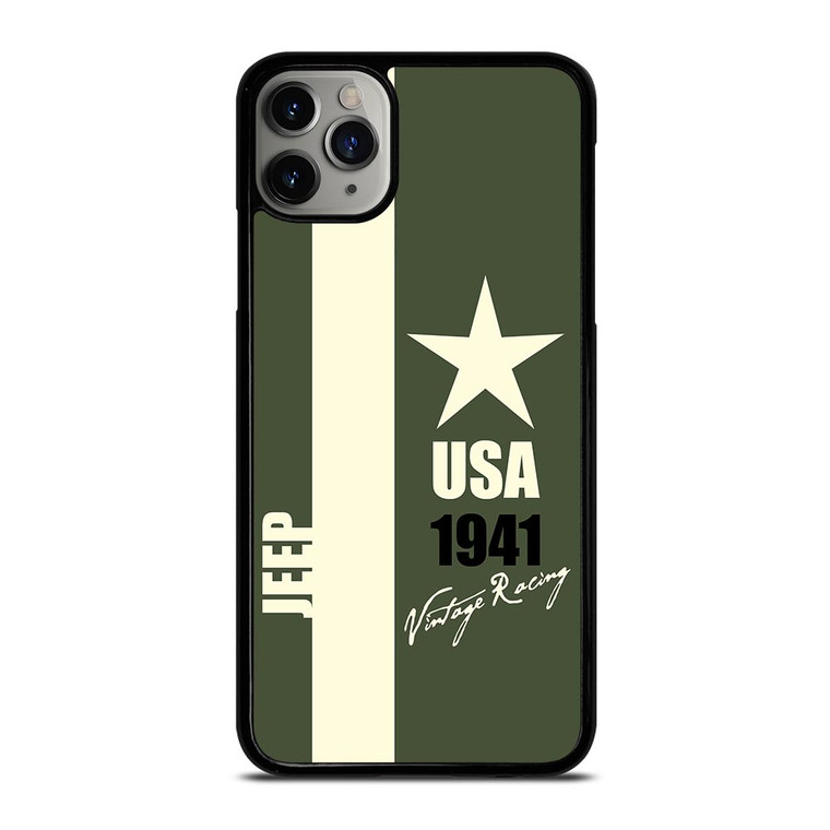JEEP VINTAGE RACING iPhone 11 Pro Case