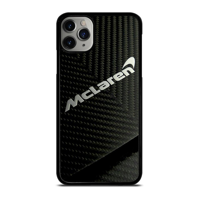 MCLAREN CAR LOGO CARBON iPhone 11 Pro Case