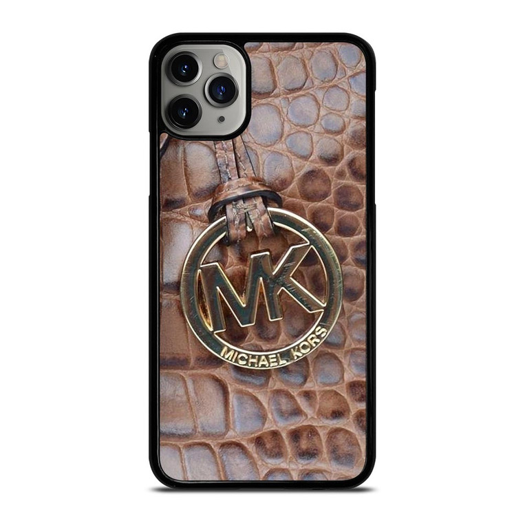 MICHAEL KORS BROWN LEATHER iPhone 11 Pro Case