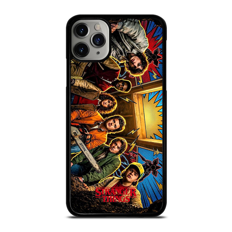STRANGER THINGS CHARACTERS ART iPhone 11 Pro Case