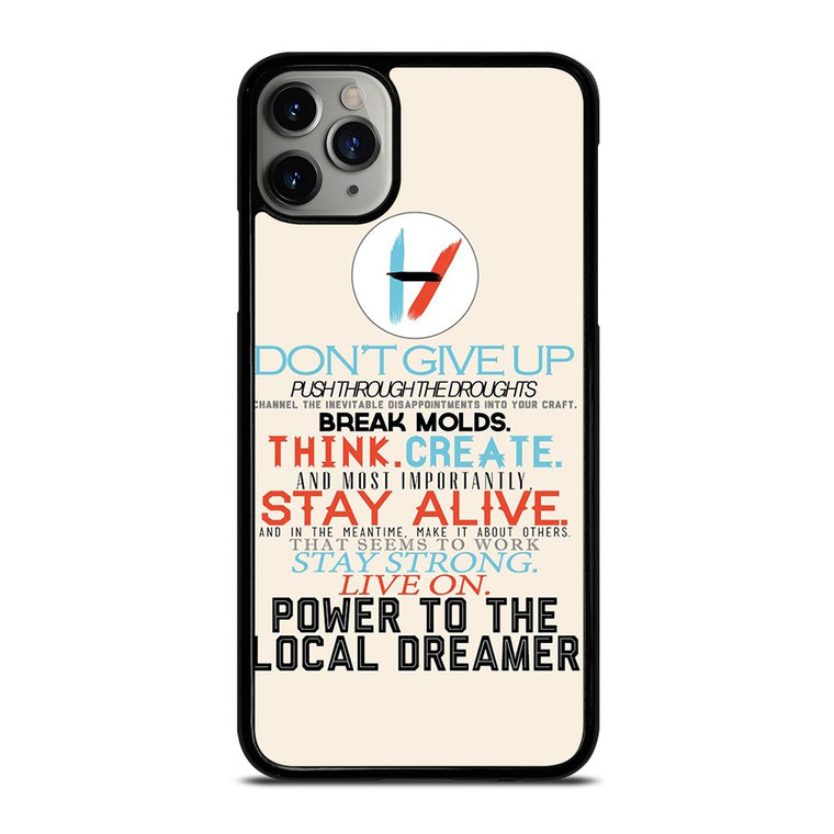 TWENTY ONE PILOTS TITLES iPhone 11 Pro Case
