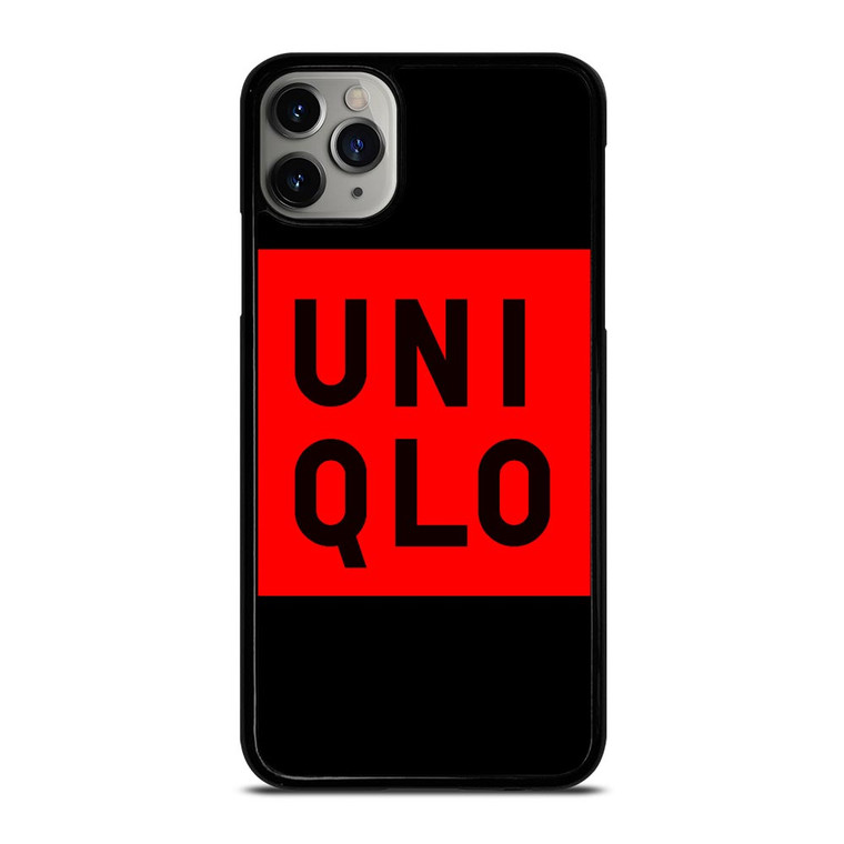 UNIQLO LOGO RED BLACK iPhone 11 Pro Case