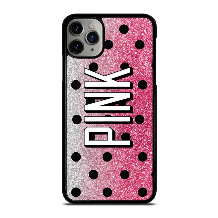 VICTORIA'S SECRET PINK LOGO SPARKLE iPhone 11 Pro Case