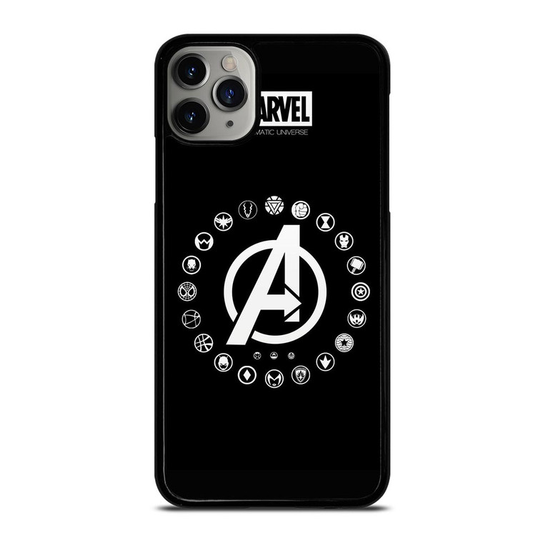 AVENGERS ENDGAME SUPERHERO ICON iPhone 11 Pro Max Case