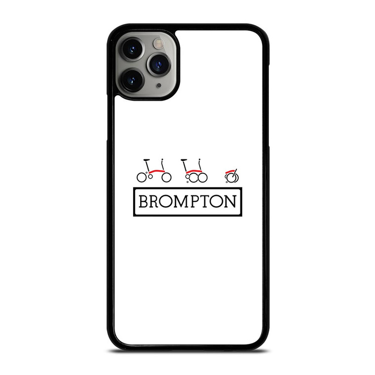 BROMPTON FOLDED BIKE LOGO 2 iPhone 11 Pro Max Case