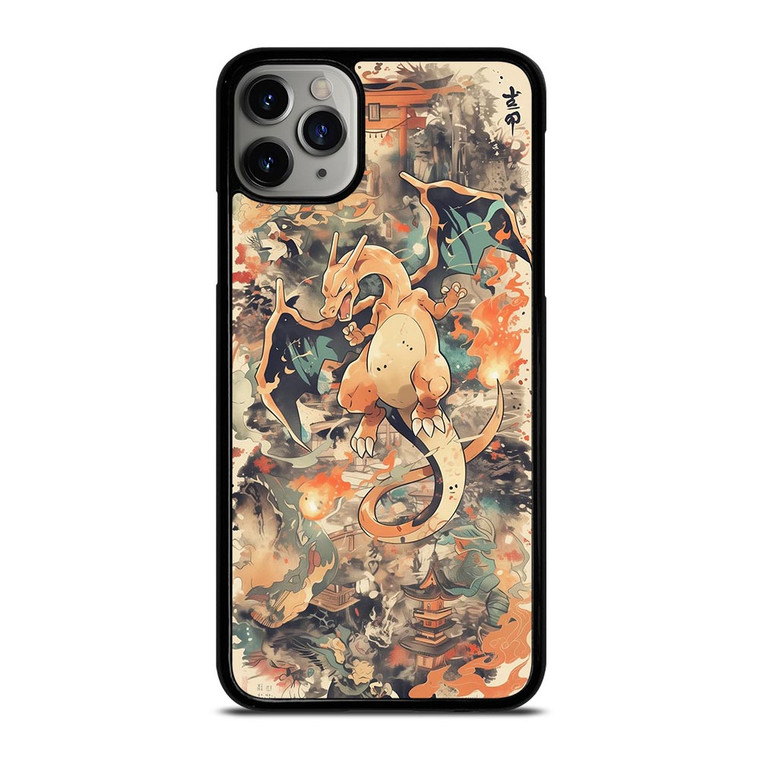 CHARIZARD POKEMON UKIYO ART iPhone 11 Pro Max Case