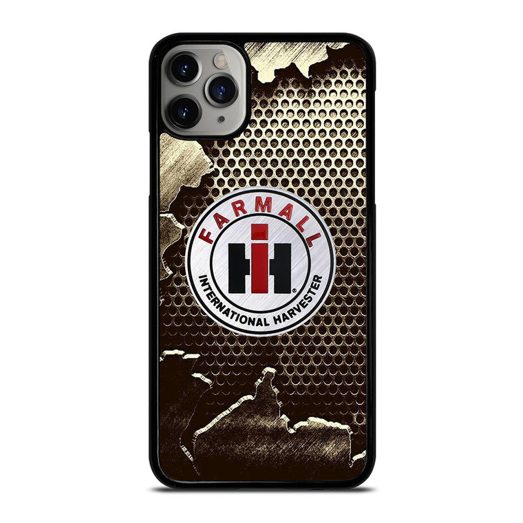 INTERNATIONAL HARVESTER FARMALL METAL LOGO iPhone 11 Pro Max Case