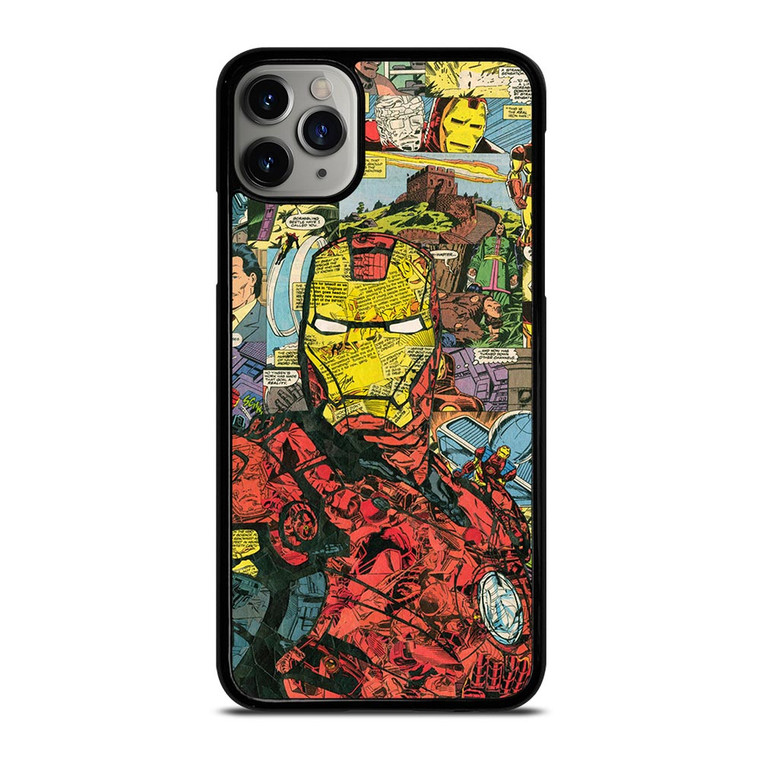 IRON MAN COMIC COLLAGE iPhone 11 Pro Max Case