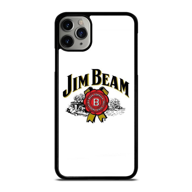 JIM BEAM WHISKEY LOGO WHITE iPhone 11 Pro Max Case