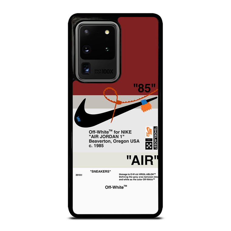 OFF WHITE NIKE AIR JORDAN Samsung Galaxy S20 Ultra  Case