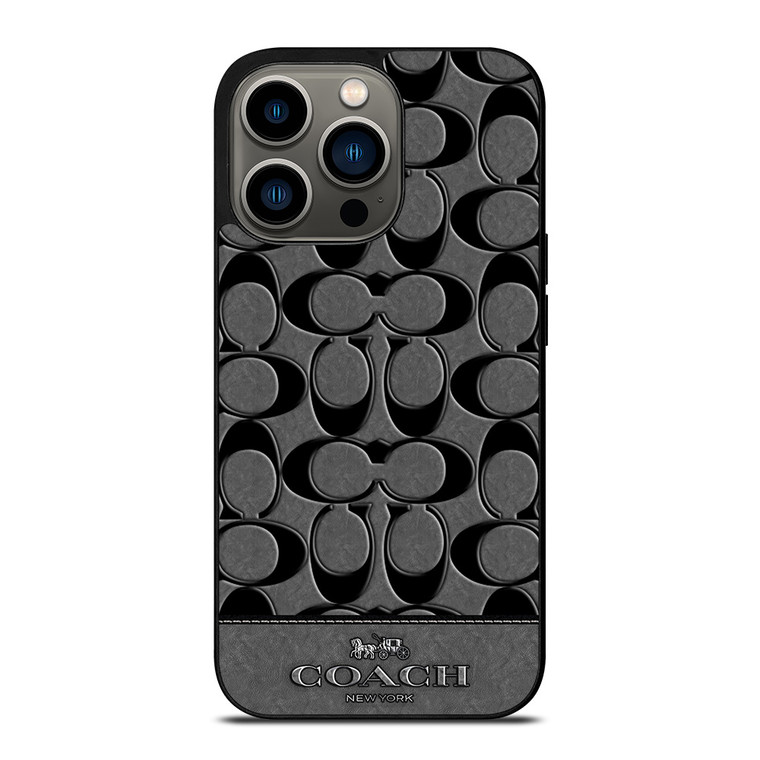 COACH NEW YORK GREY iPhone 13 Pro Case