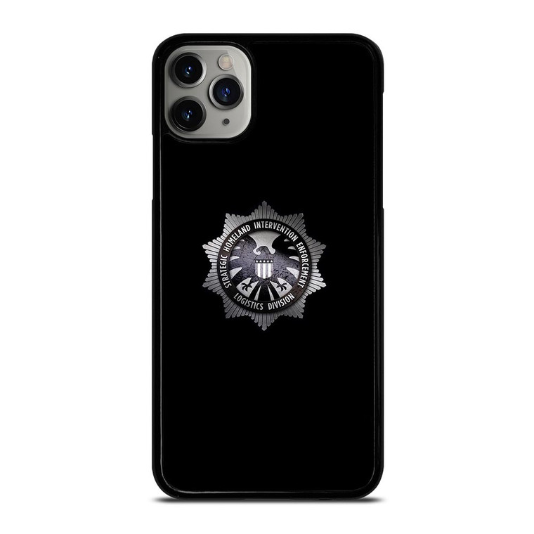 MARVEL AGENTS OF SHIELD METAL LOGO iPhone 11 Pro Max Case
