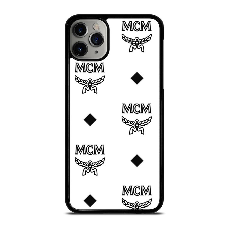 MCM WORLDWIDE LOGO WHITE iPhone 11 Pro Max Case