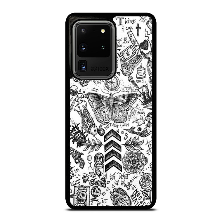 ONE DIRECTION TATTOOS Samsung Galaxy S20 Ultra  Case