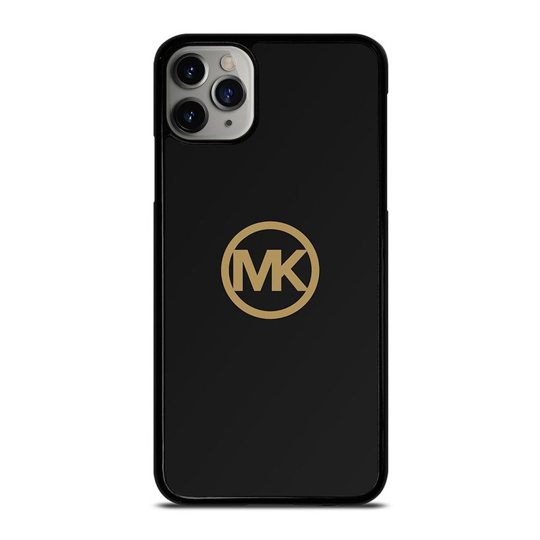 MICHAEL KORS MK LOGO BLACK GOLD iPhone 11 Pro Max Case