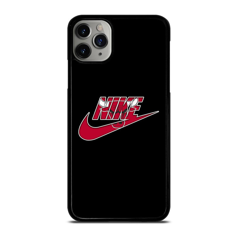 NIKE SWOOSH CHICAGO RED BULL BASKETBALL TEAM LOGO iPhone 11 Pro Max Case