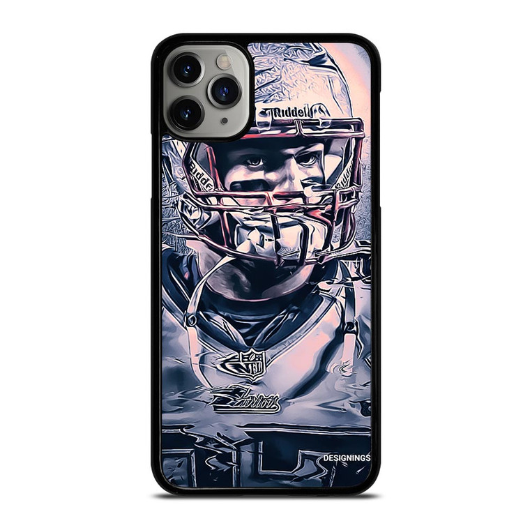 ROB GRONKOWSKI NEW ENGLAND PATRIOTS ART iPhone 11 Pro Max Case