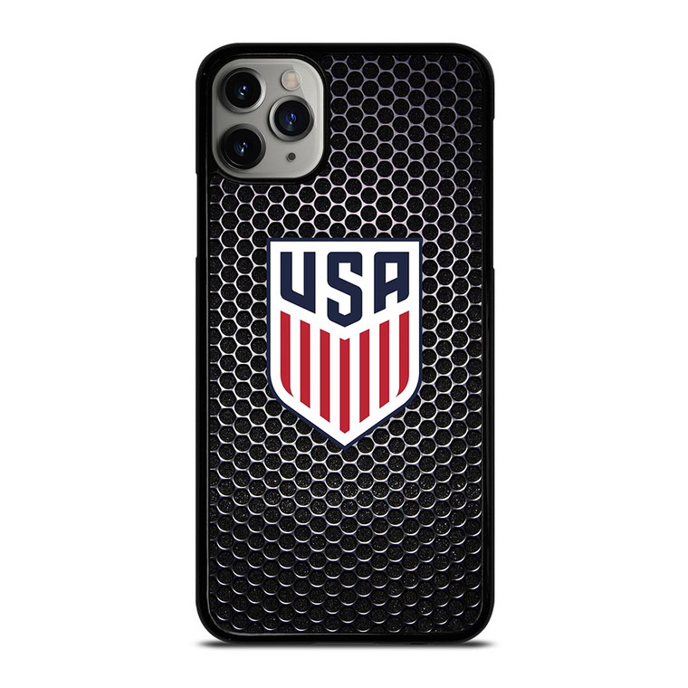 USA SOCCER LOGO CARBON iPhone 11 Pro Max Case