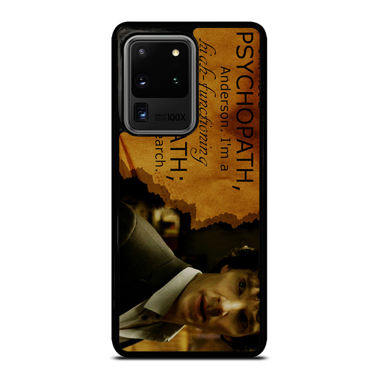 SHERLOCK HOLMES PSYCHOPATH Samsung Galaxy S20 Ultra  Case