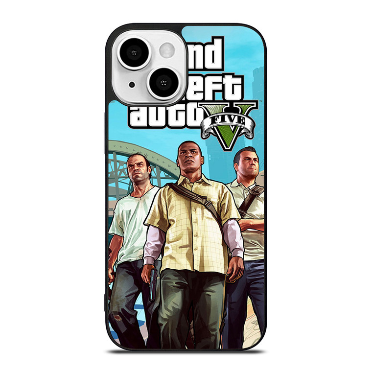 GRAND THEFT AUTO FIVE GTA GAME CHARACTER iPhone 13 Mini Case