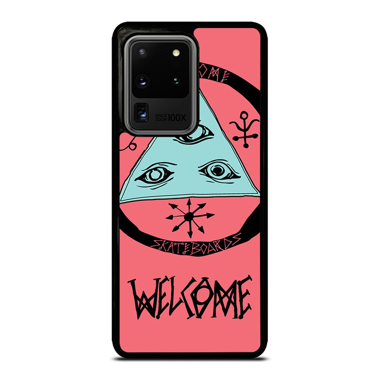 WELCOME SKATEBOARDS LOGO PINK Samsung Galaxy S20 Ultra  Case