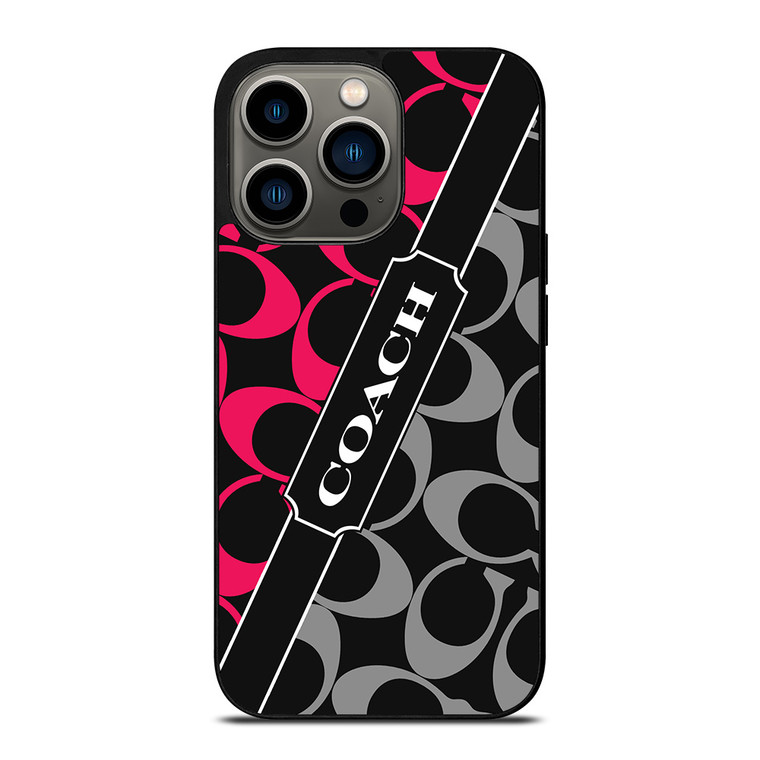 COACH NEW YORK RED WHITE iPhone 13 Pro Case