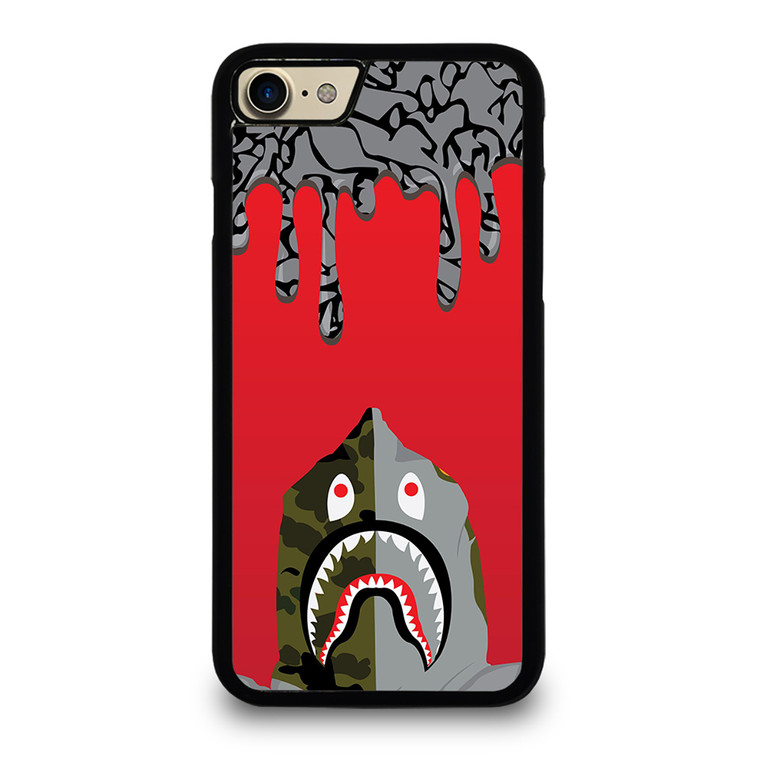 BAPE CAMO MELTED ARTWORK iPhone 7 Case