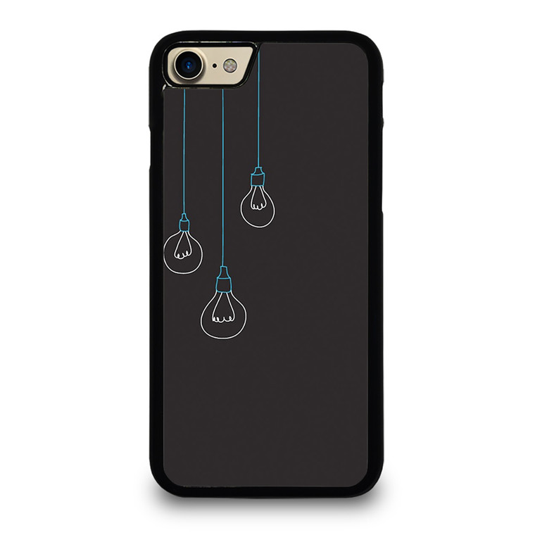 BLACK LIGHT BULBS MINIMALISTIC iPhone 7 Case