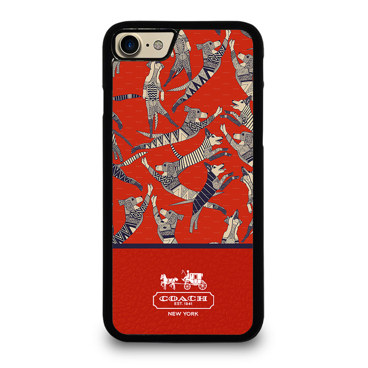 COACH NEW YORK DOG PARTY iPhone 7 Case