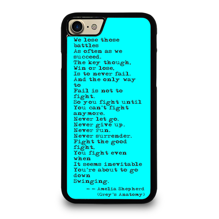 GREY'S ANATOMY QUOTES iPhone 7 Case GREY'S ANATOMY QUOTES iPhone 7 Case