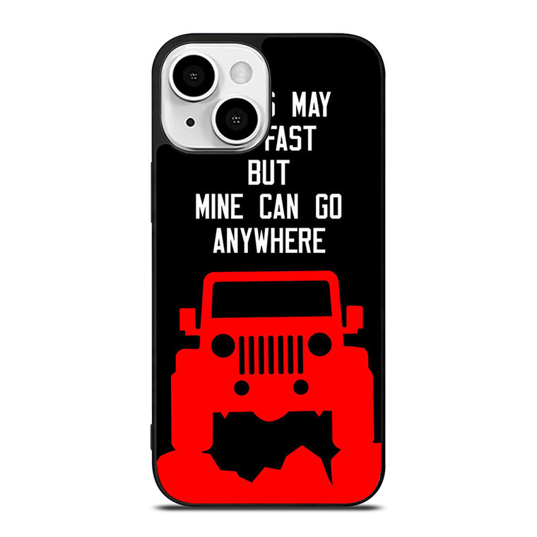 JEEP ADVENTURE QUOTE iPhone 13 Mini Case JEEP ADVENTURE QUOTE iPhone 13 Mini Case
