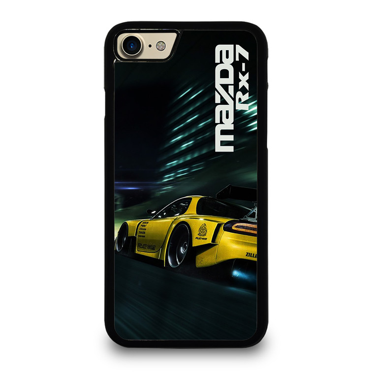 MAZDA RX7 SPEEDRACER YELLOW iPhone 7 Case