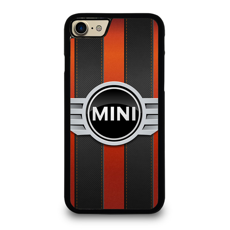 MINI COPER LOGO BLACK RED STRIPES iPhone 7 Case MINI COPER LOGO BLACK RED STRIPES iPhone 7 Case