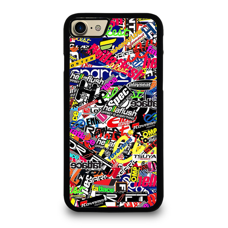 MOTOCROSS MX STICKER BOMB iPhone 7 Case