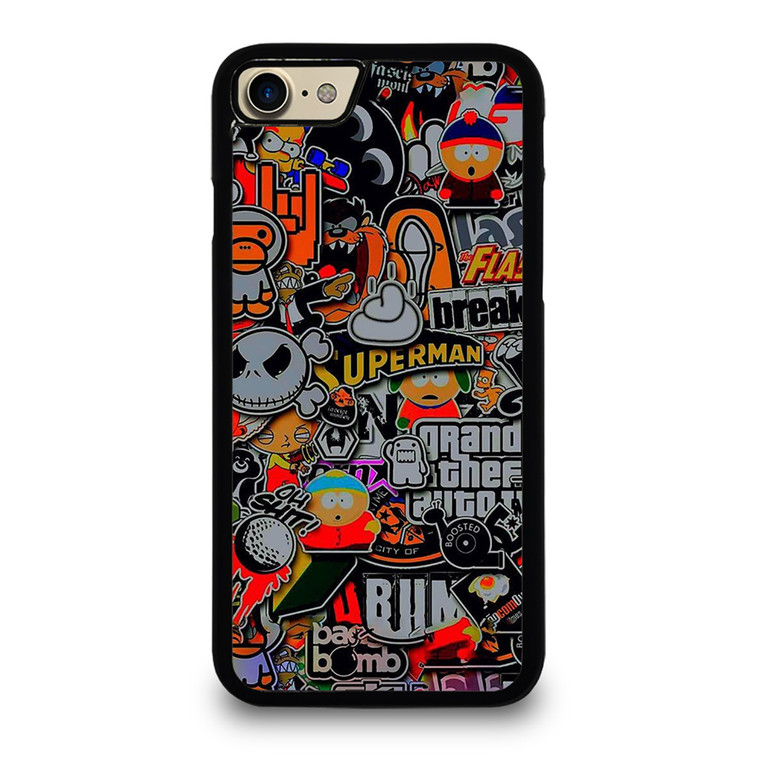 STICKER BOMB COMPILATION iPhone 7 Case STICKER BOMB COMPILATION iPhone 7 Case